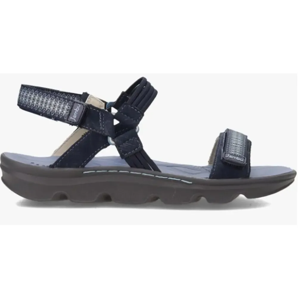 JAMBU JBU SEASIDE WATER READY SPORT FLAT SANDAL BLUE WOMENS SIZE 8M